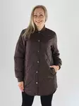 Vila Jacka L/S QUILT JACKET coffee bean - Lätta jackor för damer - 141530 - 1