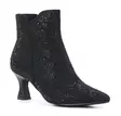 Marco Tozzi Ankelboots 25018-45 065 Svart Glitter - Stövletter och kängor för damer - 142000 - 1