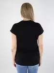 JJXX dam t-shirt Boxy Print svart/vild Savio - T-shirts för damer - 137720 - 2