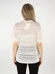 Only dam spets-t-shirt O-ringad cloud dancer - T-shirts för damer - 138760 - 2
