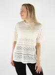 Only dam spets-t-shirt O-ringad cloud dancer - T-shirts för damer - 138760 - 1