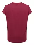 Only Play Curvy T-shirt Aubree rhodendro - Sport T-shirts för damer - 141470 - 2