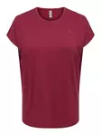 Only Play Curvy T-shirt Aubree rhodendro - Sport T-shirts för damer - 141470 - 1