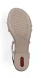 Rieker dam festsandaler 64970-60 beige - Rieker sandals - 140980 - 4
