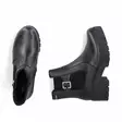Rieker damstövletter med tjock sula 74560-00 svart - Rieker ankelboots - 139430 - 3