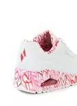 Skechers dam sneakers 155506/WRPK UNO - LOVING LOVE vit/röd/rosa - Skechers sneakers - 138070 - 5