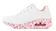 Skechers dam sneakers 155506/WRPK UNO - LOVING LOVE vit/röd/rosa - Skechers sneakers - 138070 - 3