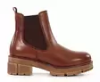 Ten Points ankelboots i läder dam 60511 Cecilia Cognac - Stövletter och kängor för damer - 136600 - 1