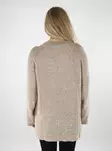 Vero Moda glittertröja för dam Lång silvermink - Stickat för damer - 137590 - 2