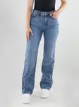 Vero Moda damjeans med raka ben HR Straight mellanblå - Jeans för damer - 140090 - 1