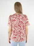 Vero Moda t-shirt dam VMBALI V-ringad marsala/bali - T-shirts för damer - 138160 - 2