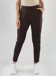 Vila Trousers HW SLIM PANT kaffeböna - Byxor för damer - 141520 - 1