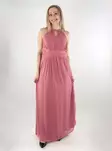 Vila spets maxiklänning Halterneck mesa rosé/resår - Klänningar och tunikor - 137690 - 1