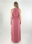 Vila spets maxiklänning Halterneck mesa rosé/resår - Klänningar och tunikor - 137690 - 2