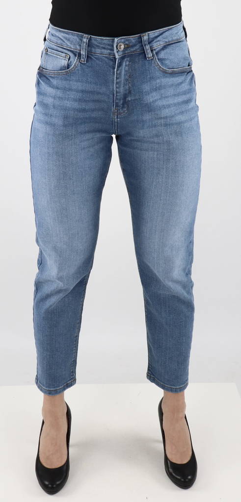 JDY dam jeans, ankel längd New Tyson girlfriend blå - Jeans för damer - 128910 - 1