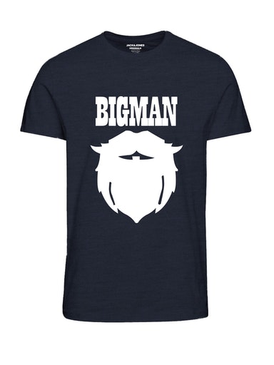 Jack & Jones T-shirt Iska Daddy, Iskä och Bigman; svart, vit och blå - T-shirts för herrar - 129850 - 3