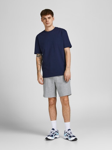 Jack&Jones Sweat Shorts Star sweat grey - Shorts och capribyxor för herrar - 133870 - 1