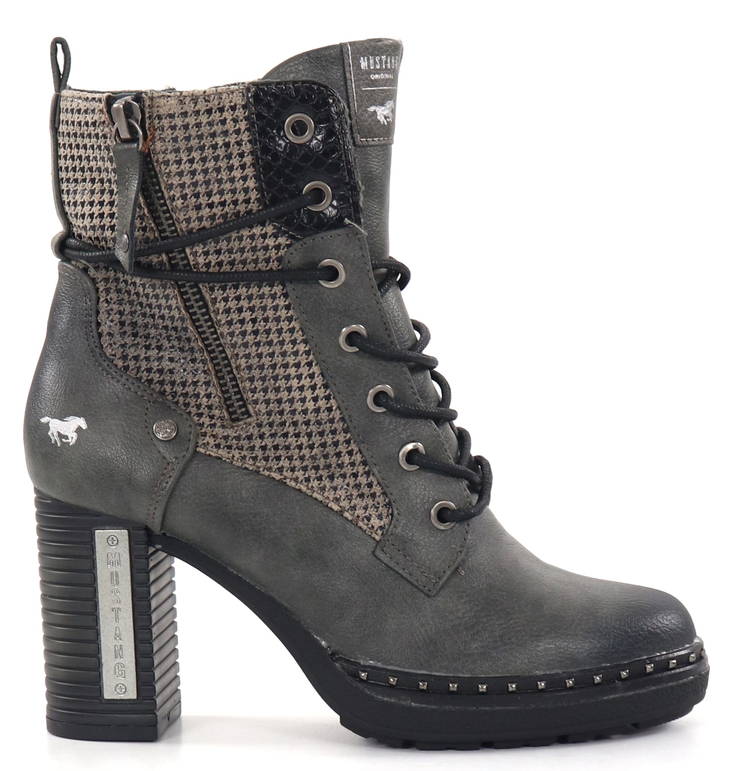 Mustang ankelboots 1336-510-20 dunkelgrau - Stövletter och kängor för damer - 134240 - 1