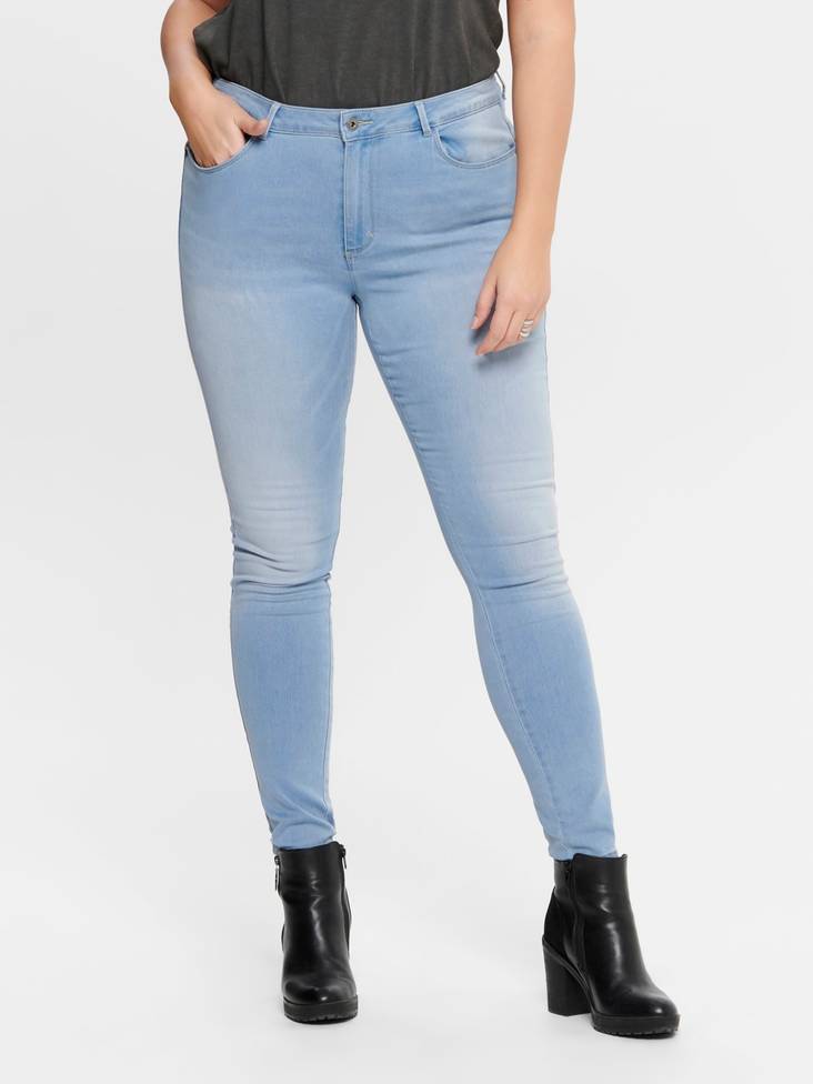 Only Carmakoma Jeans Augusta ljusblå - Jeans för damer - 125480 - 1