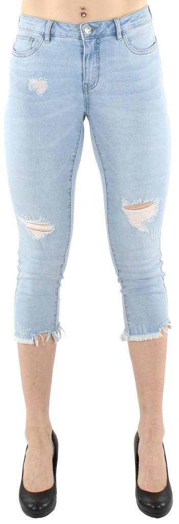 Only Jeans Diva reg super cropped ljusblå - Jeans för damer - 121000 - 1