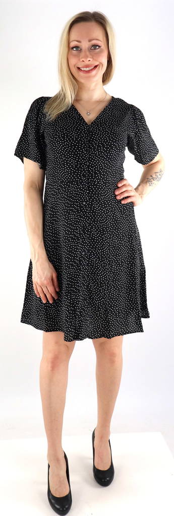 Only damklänning Levida svart/millaprickig - Klänningar och tunikor - 133650 - 1