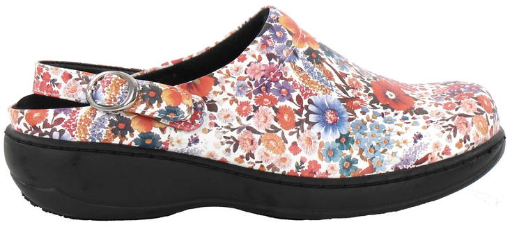 Polecat Arbetsskor 444-0519 vit/blomma - Arbetsskor för damer - 126020 - 1