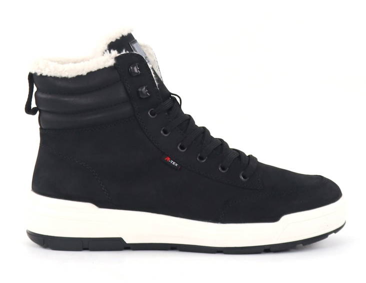 Rieker lädersneakers för män U0071-00 svart - Stövletter och kängor för herrar - 134610 - 1