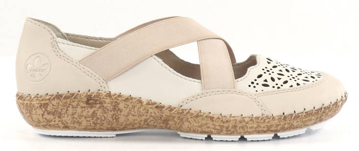 Rieker Promenadskor 44853-60 beige - Rieker promenadskor - 133580 - 1