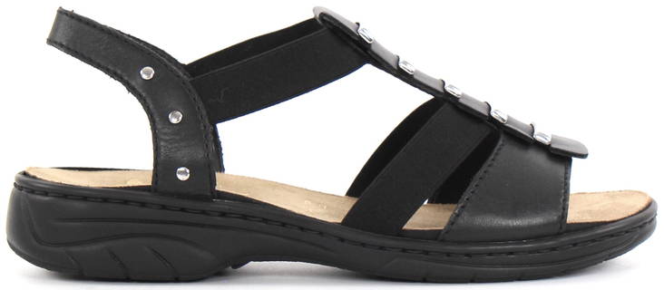Rieker dam Sandaler 64580-00 svart - Rieker sandals - 130140 - 1