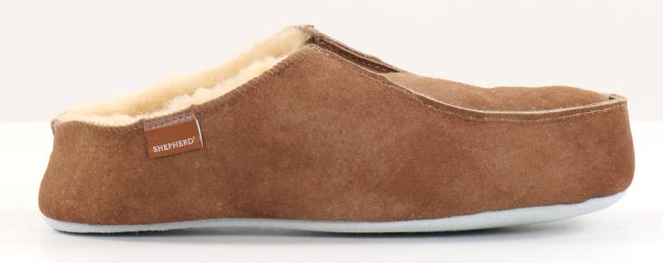 Shepherd tofflor för man Birro antique cognac - Tofflor för herrar - 132280 - 1