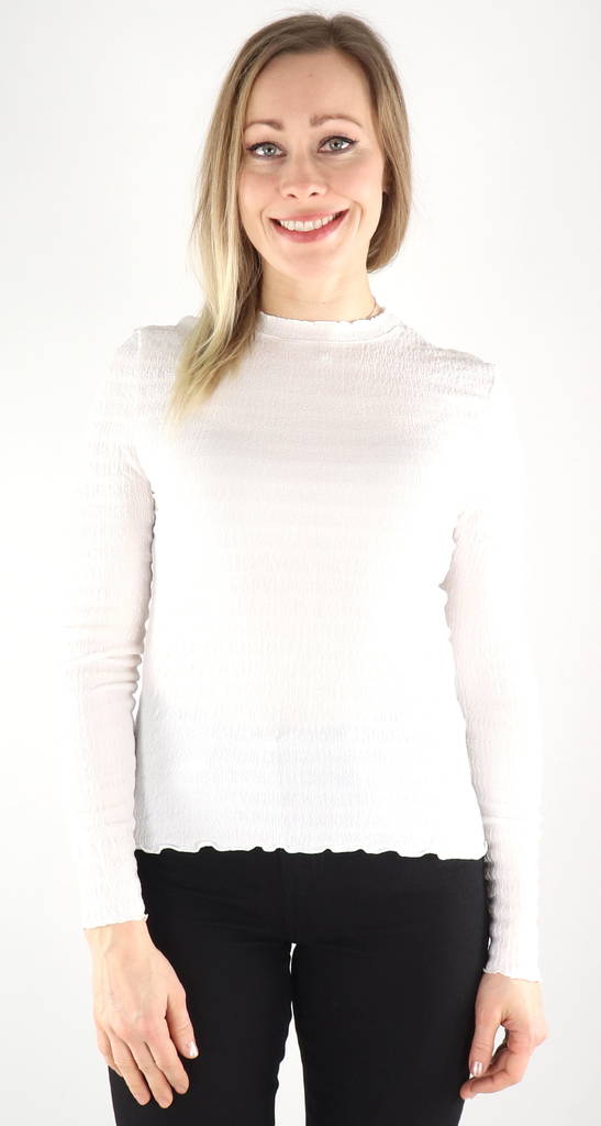 Vero Moda Tröja Nynne snow white - Långärmade tröjor för damer - 132180 - 1