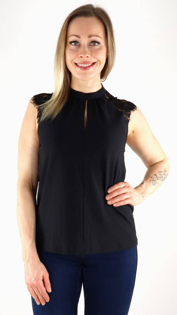 Vero Moda Topp Milla lace svart - Toppar för damer - 132710 - 1