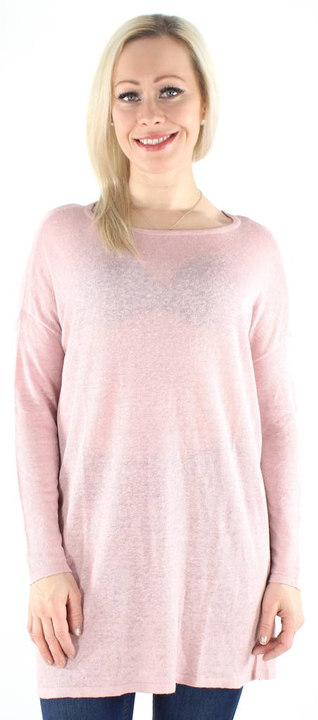 Vila Stickad tröja Filak oversize rosa - Stickat för damer - 125350 - 1