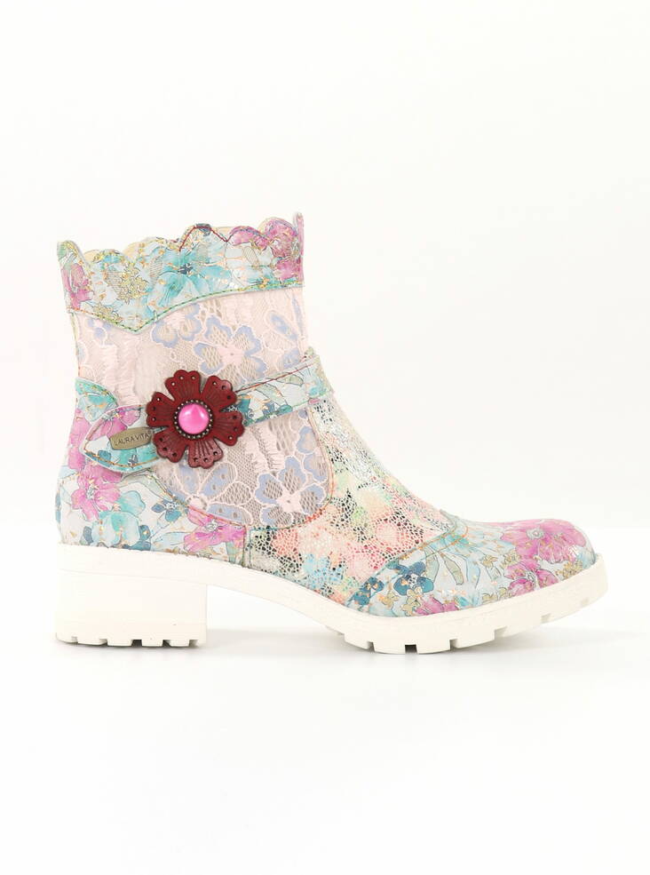 Laura Vita ankelboots för damer Cocrailo 56 cerise - Stövletter och kängor för damer - 136080 - 1