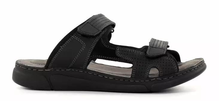 Migant herr Slip-in sandaler L931-3 Parker svart - Sandaler för herrar - 136450 - 1