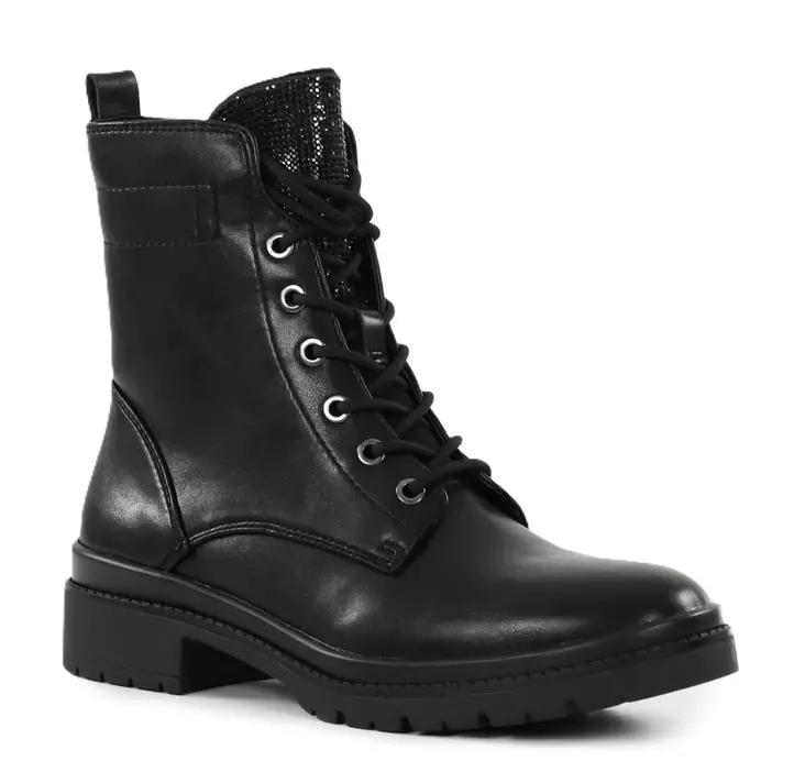 Tamaris damstövletter 25236-43 svart glamour - Tamaris ankelboots - 139020 - 1