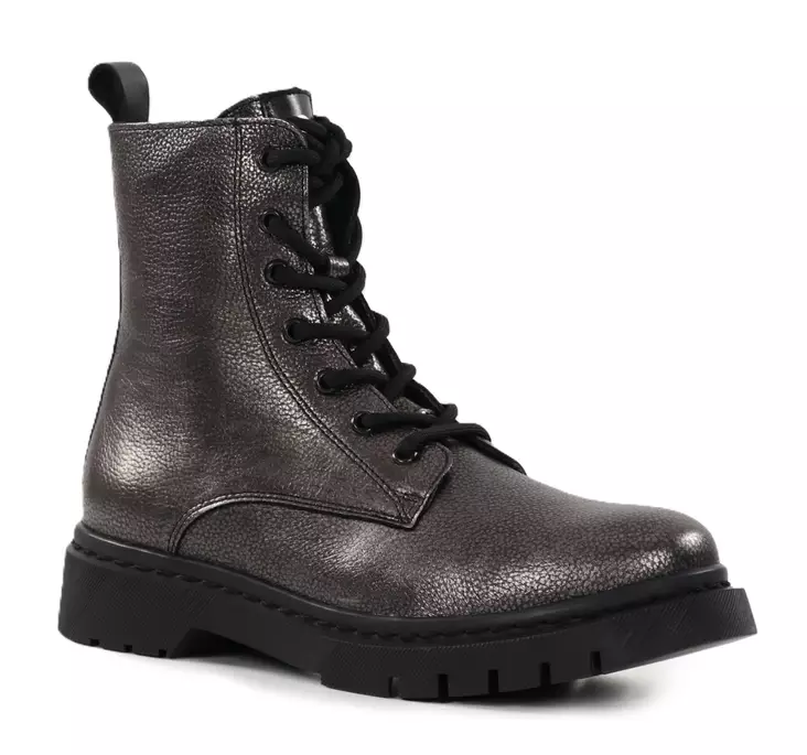 Tamaris damstövletter i äkta läder 25054-41 pewter - Tamaris ankelboots - 139140 - 1