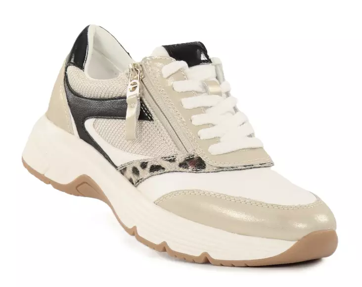 Tamaris Comfort damsneakers med bred läst 83706-45 beige kam - Sneakers för damer - 140240 - 1