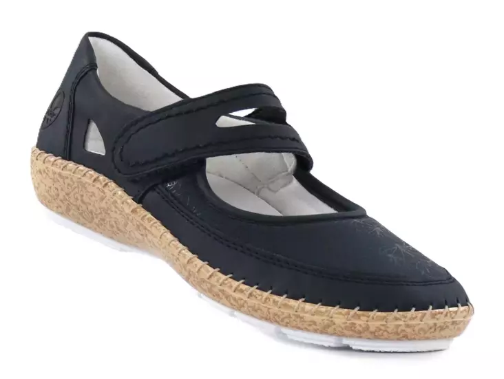 Rieker damskor 44859-14 blå - Rieker promenadskor - 140410 - 1