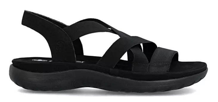 Rieker damsandaler 64857-00 svart - Rieker sandals - 140620 - 1