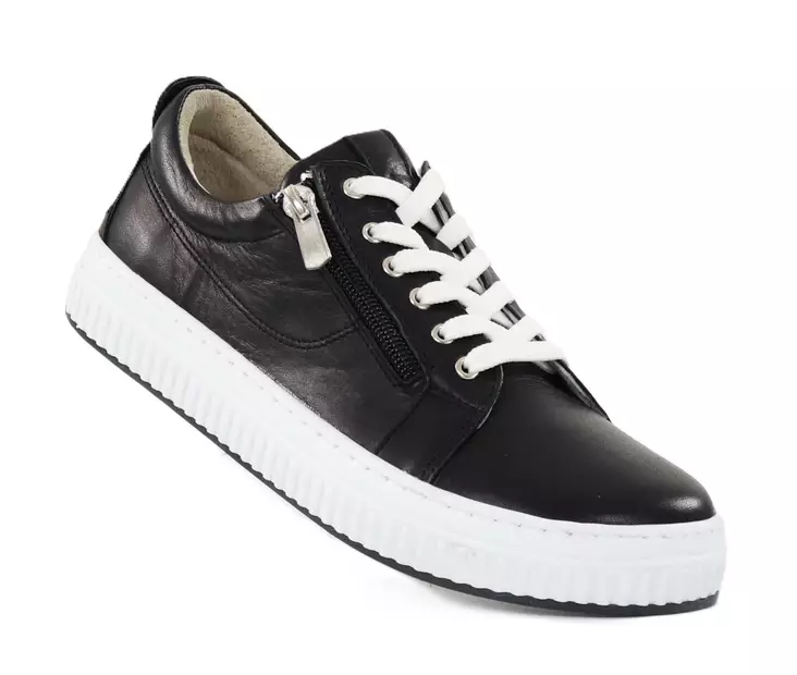 Andrea Conti damsneakers i äkta läder 0069003-002 svart - Sneakers för damer - 138280 - 1