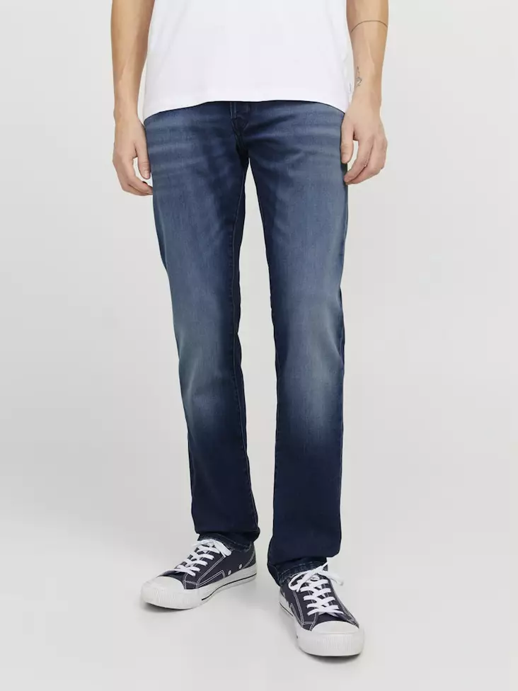 Jack&Jones Jeans JJIMIKE JJfFOX blå denim - Jeans för herrar - 139320 - 1