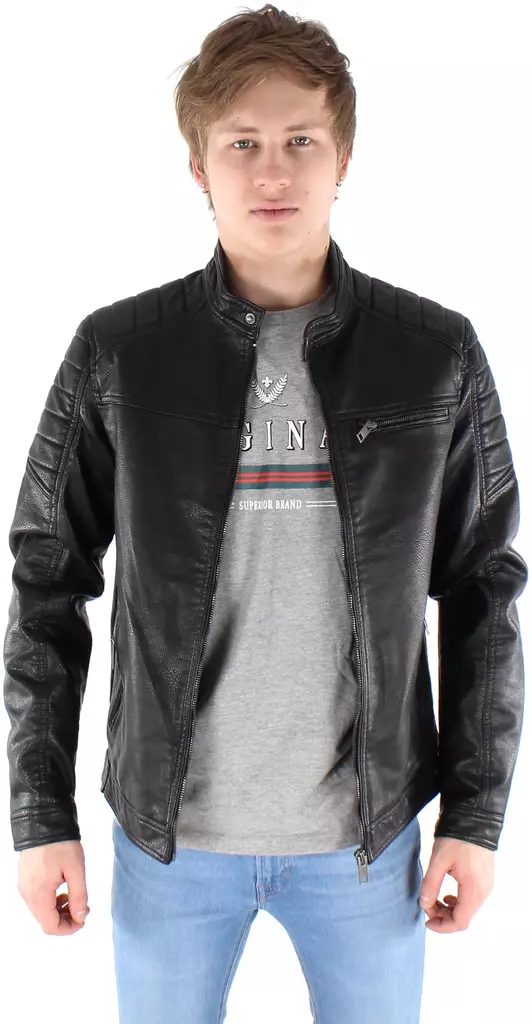 Jack&Jones Jacka Rocky pu svart - Jackor och parkas för herrar - 122830 - 1