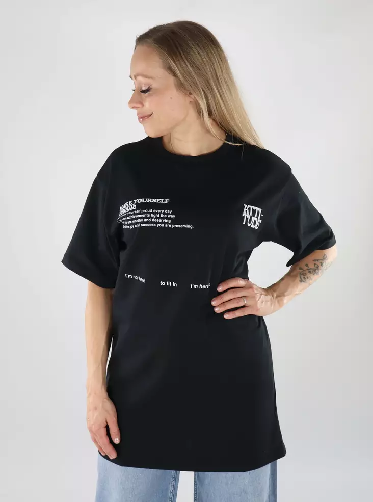 JJXX dam t-shirt Loose Long svart - T-shirts för damer - 138900 - 1