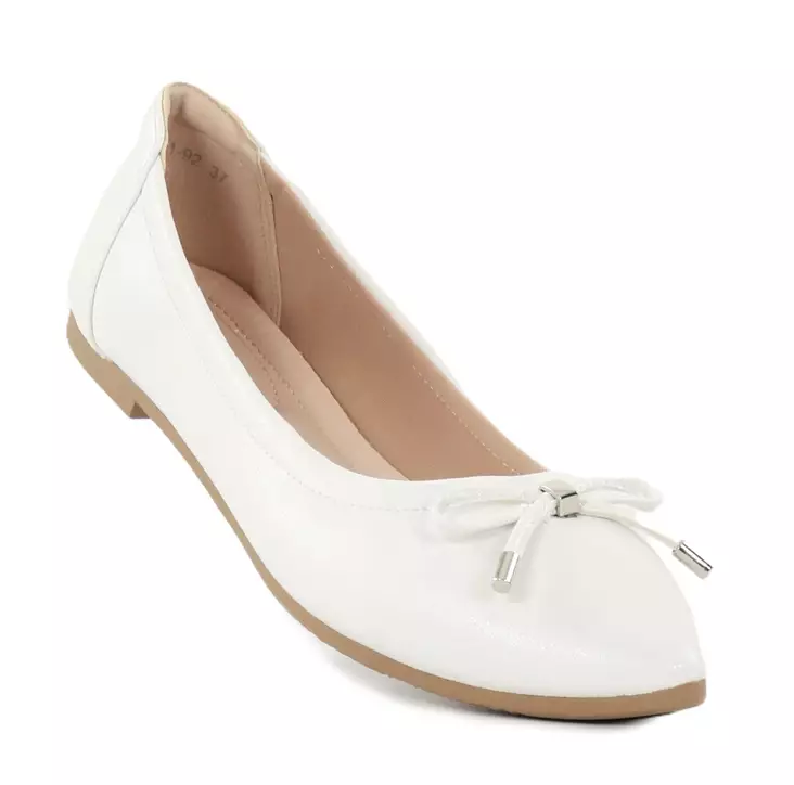 Migant ballerinas med fluga detalj A921-92 vit - Ballerinaskor - 138170 - 1