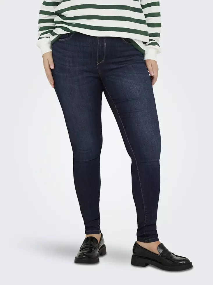 Only Carmakoma Jeans CARTHUNDER reg d.blue - Jeans för damer - 139030 - 1