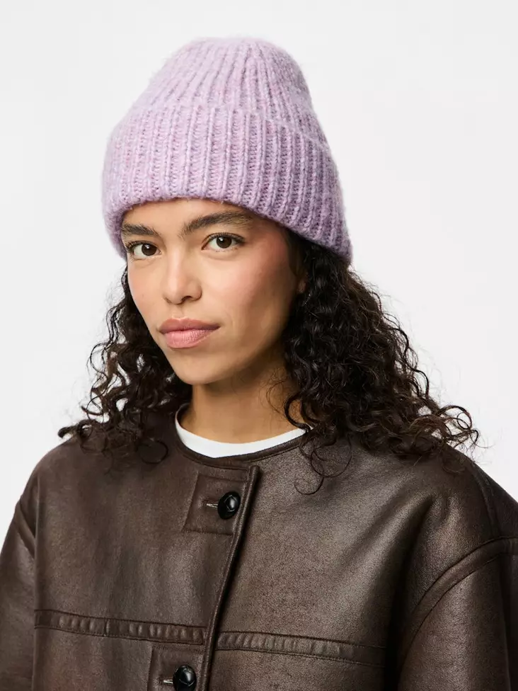 Pieces Mössa lila rosa - Accessoarer för damer - 139920 - 1