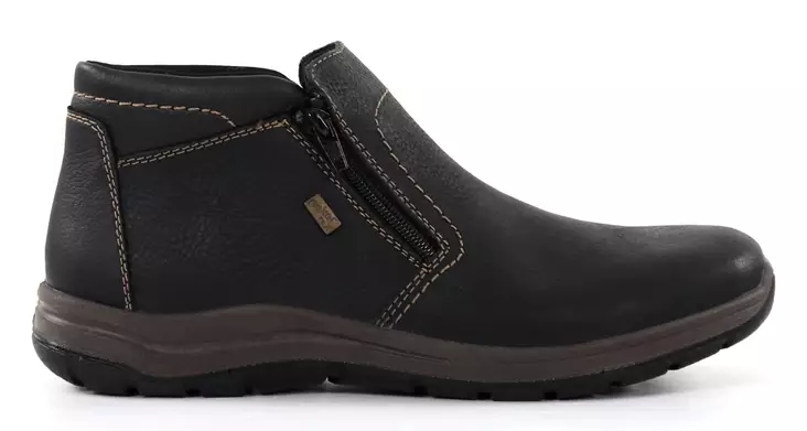 Rieker ankelboots med breda läst för herr 03673-00 svart - Stövletter och kängor för herrar - 137630 - 1