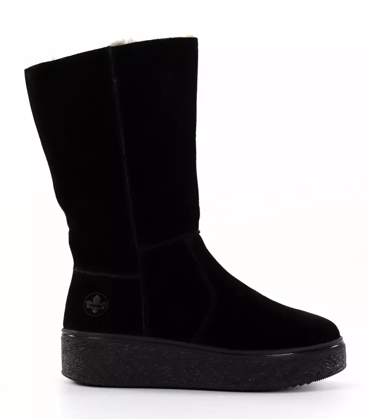 Rieker Ankelboots i mocka dam 78851-00 svart - Rieker ankelboots - 137290 - 1