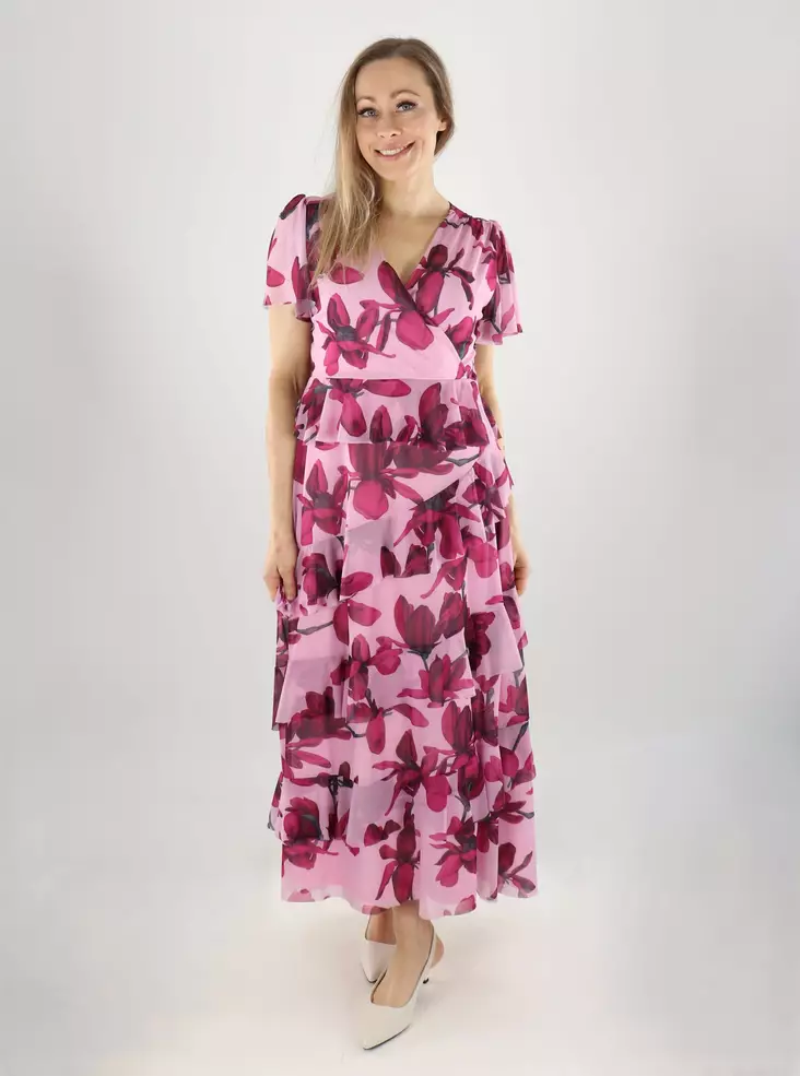 Vero Moda volangklänning parfait rosa/juna - Klänningar och tunikor - 141030 - 1